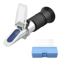 R¨¦fractom¨¨tre Proster Miel Sucre Brix 080 ATC 3 Pipettes Incluses Appareil Portable Pour Mesurer La Concentration En Sucre Compatible Avec Jus Fruits Miel et Boissons