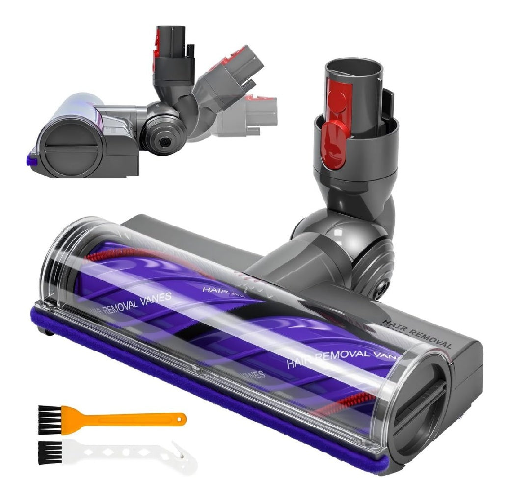 T¨ºte de Brosse de Rechange AntiEmm¨ºlement pour V7 V8 V10 V11 V15 Brosse pour V15 SV10 SV11 SV12 SV14Fonction Antienchev¨ºtrement50WLEDDirection pliable ¨¤ 180¡ãpour Sols Durs et Moquette