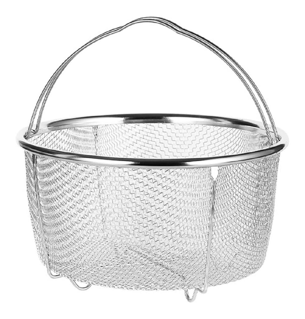 vapeur panier Panier ¨¤ Vapeur Insert pour Cuisson ¨¤ Vapeurs poss¨¦dant Poign¨¦e RecouverteCuiseur Vapeurs en Acier Inoxydable Paniers ¨¤ Passoire En Maille En Acier Inoxydable20cm