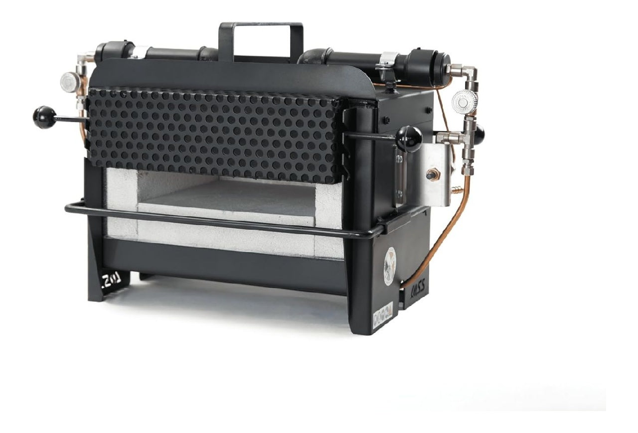 ¨¤ Forge Gaz Propane Professionnelle avec 2 Br?leurs ¨¤ Air Aspir¨¦ 5000 kcal Allumage Manuel Travail des M¨¦taux Damas et Couteaux Br?leur ¨¤ Air ¨¦tir¨¦ Portable Poign¨¦e du Transport