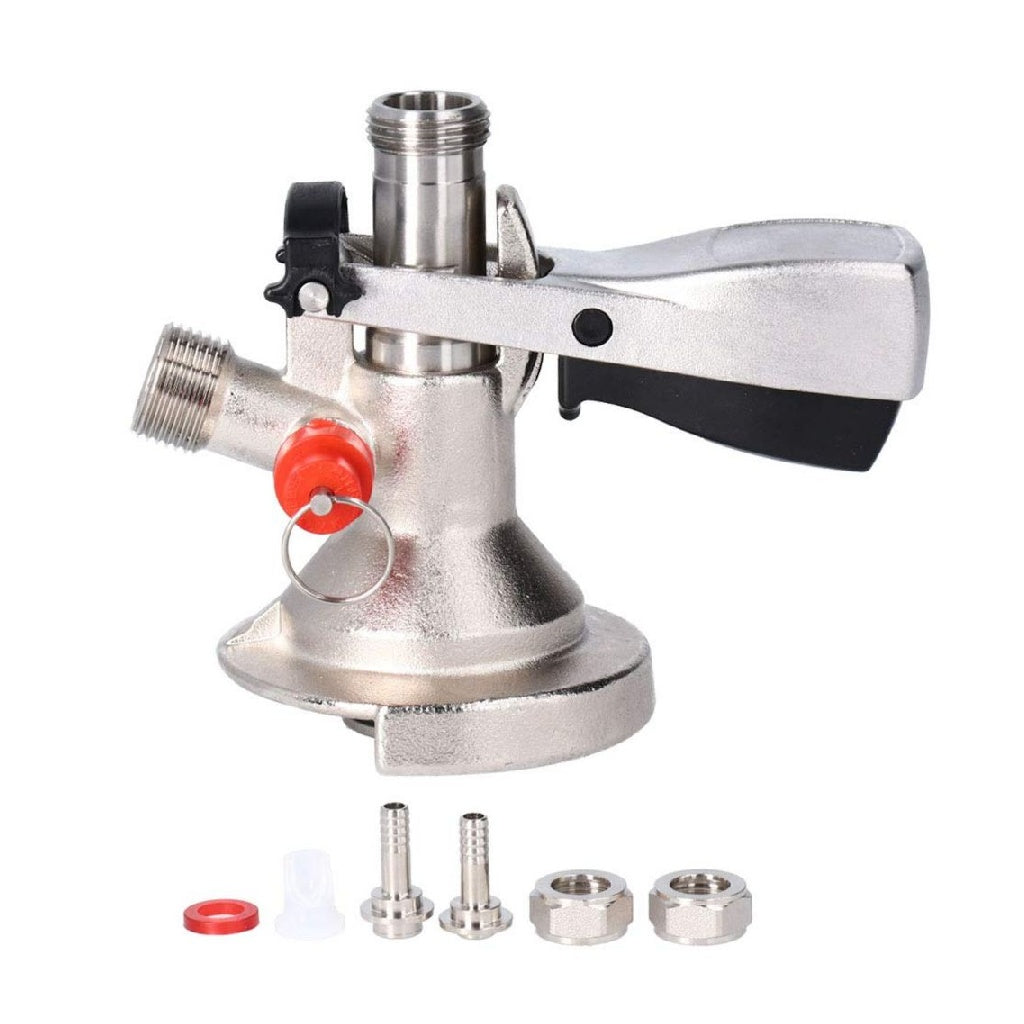 de F?t Coupleur Sankey G5/8 Connecteur de Bi¨¨re dans Acier Inoxydable poss¨¦dant Soupape de D¨¦charge