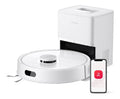L5 Q7 roborock Robot Aspirateur Laveur avec Station 8000 Pa Aspiration Vidange Automatique Navigation LiDAR 3 Niveaux d'Eau pour Poils d'Animaux/Tapis App
